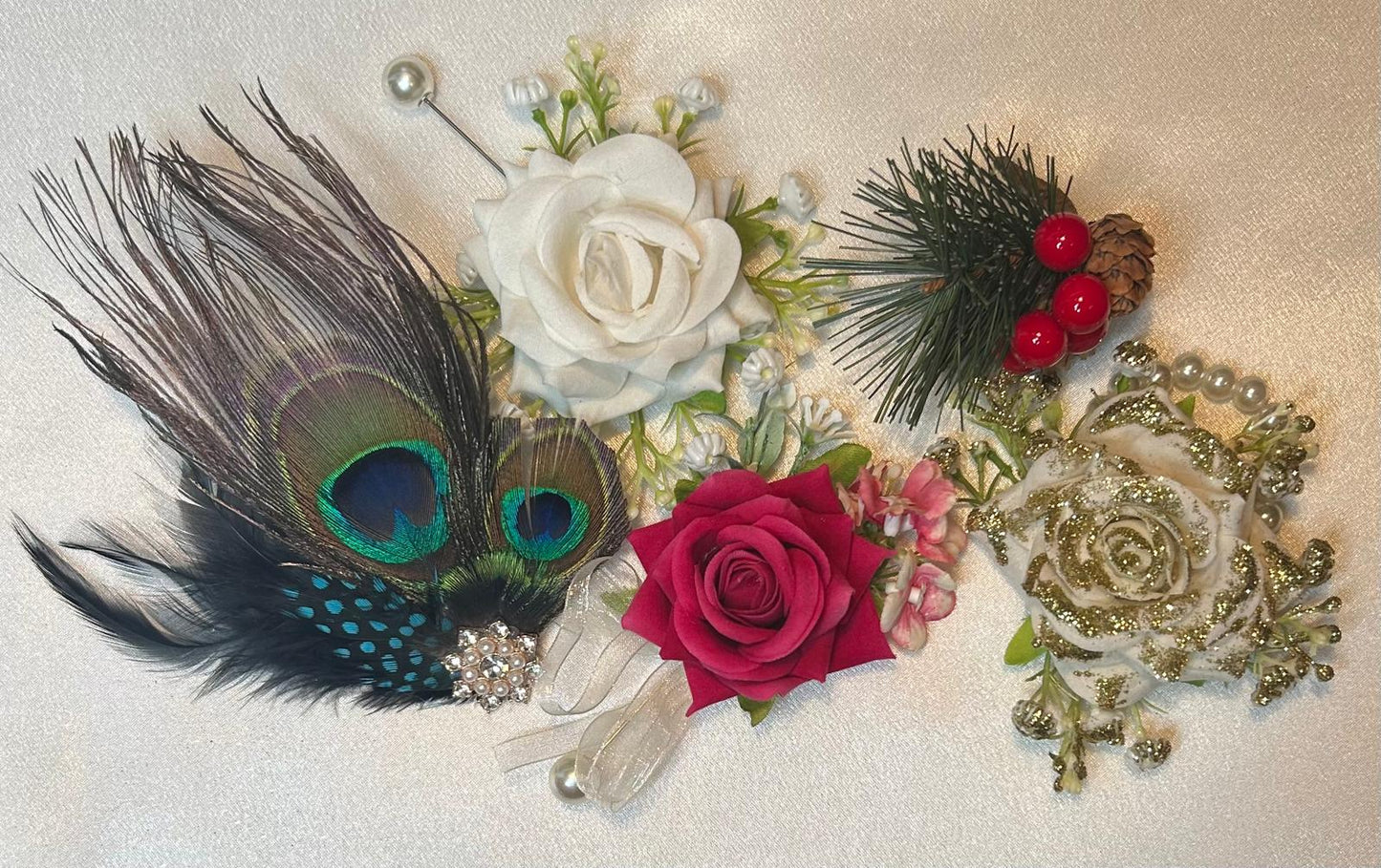 10 x Large Black Sparkle Crackers