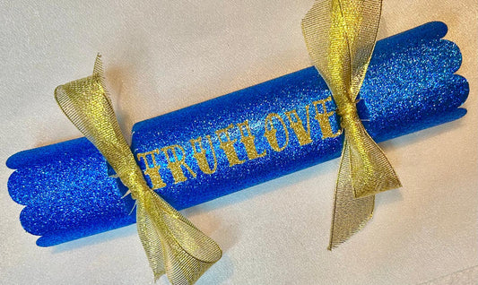 10 x Small Blue Sparkle Crackers