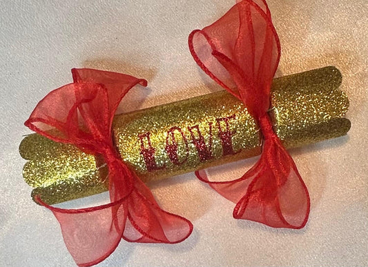 10 x Large Gold Sparkle Crackers