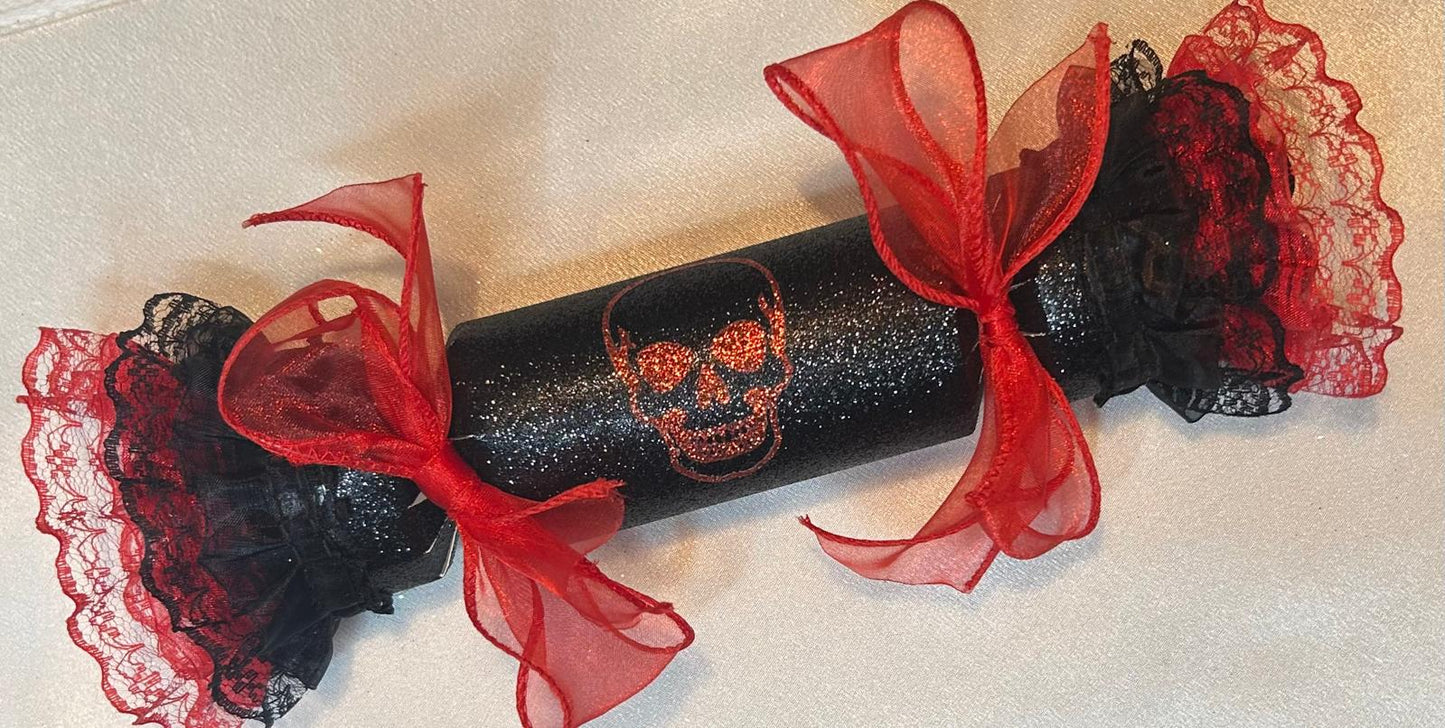 10 x Large Black Sparkle Crackers